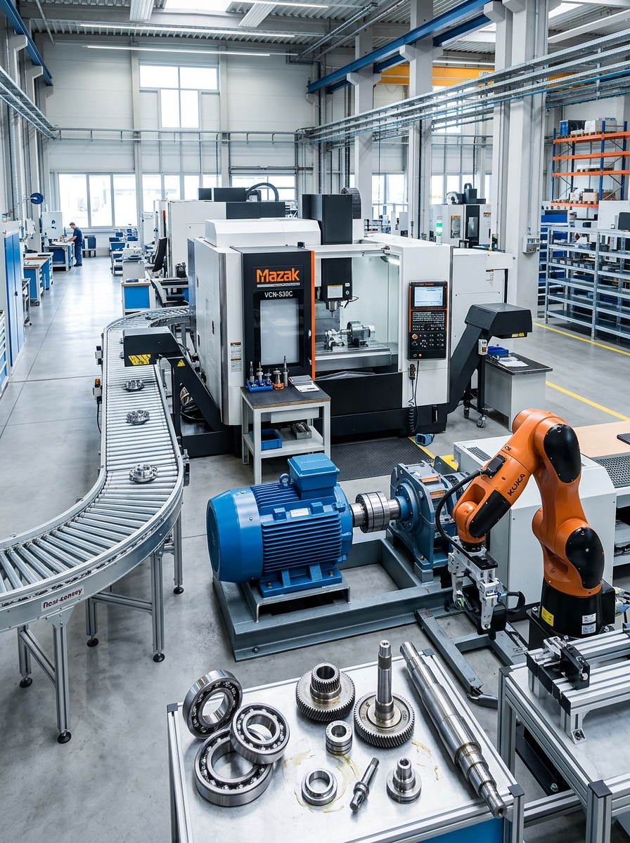 Modern automated logistics and warehousing facility in Shenzhen China